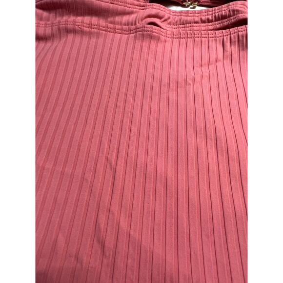 Time and Tru Peach Cut Out Tankini Adjustable Strap Size XL Swimsuit Womens - Picture 5 of 6